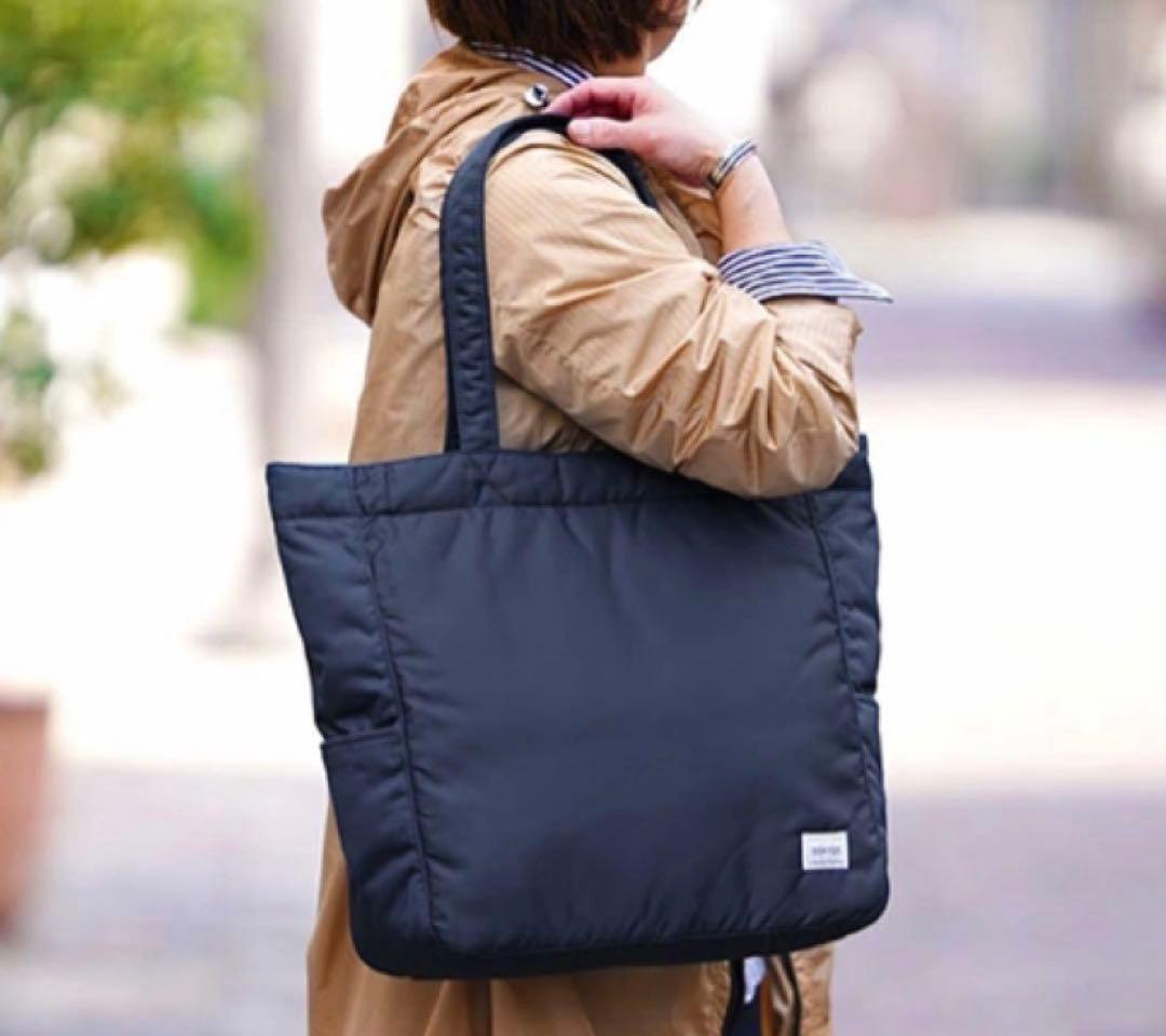 PORTER ポーター CREAM クリーム　トートバッグ ブラック L