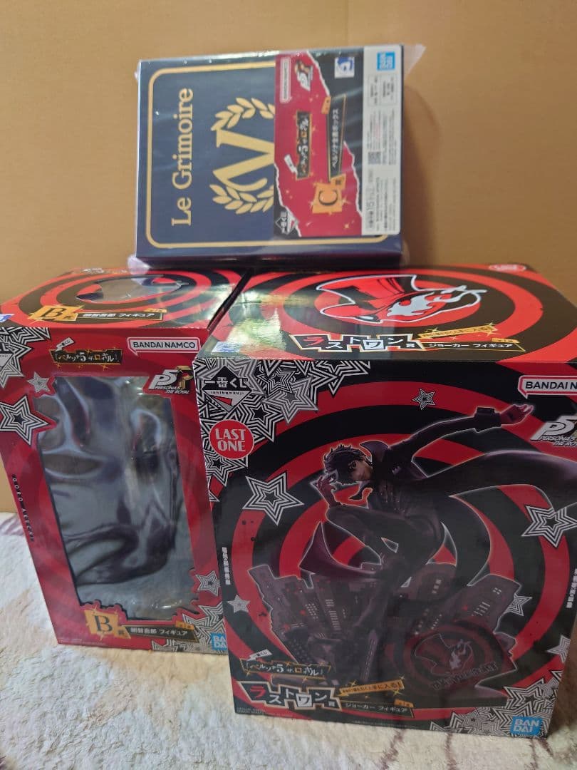 一番くじ ペルソナ５ B賞明智　C賞全書ボックス　ラストワン賞ジョーカー　F賞