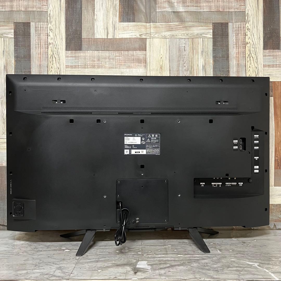 全国送料込❣️フナイ49型4K液晶テレビHDD録画機能搭載W裏録YouTube