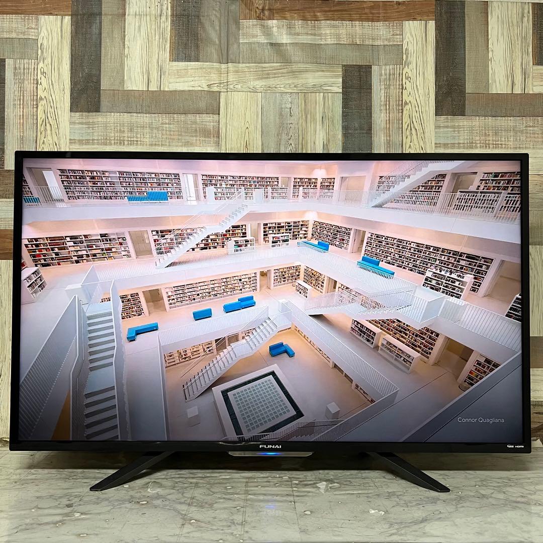 全国送料込❣️フナイ49型4K液晶テレビHDD録画機能搭載W裏録YouTube