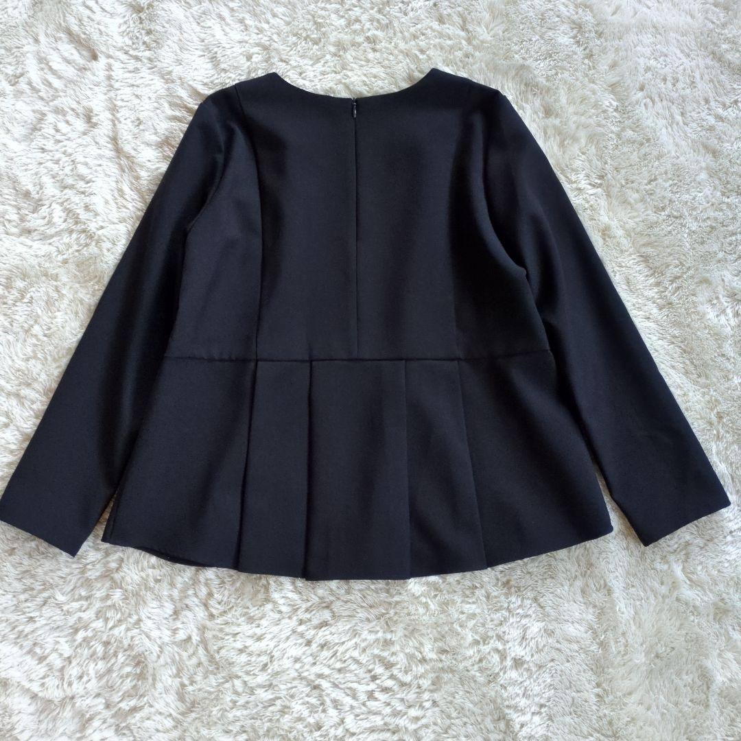 mica&deal バックプリーツセットアップ　38　ネイビー　セレモニー