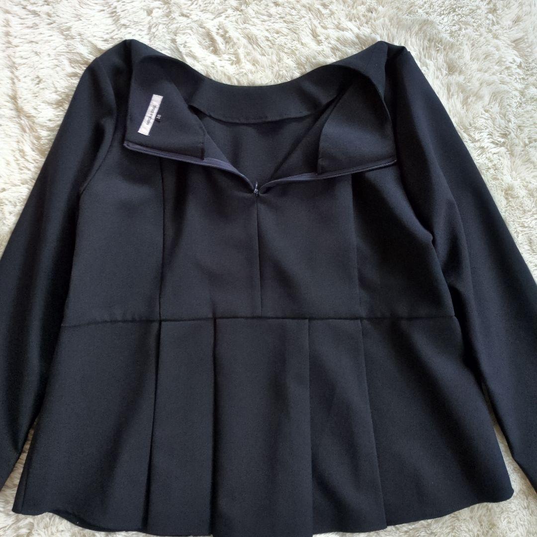 mica&deal バックプリーツセットアップ　38　ネイビー　セレモニー