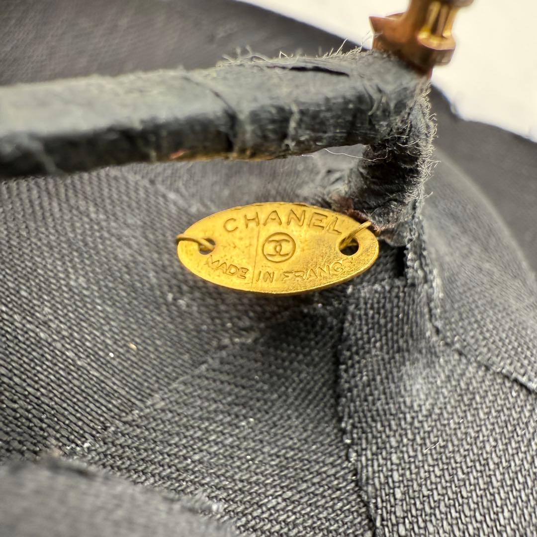 【CHANEL】 シャネル カメリア ブローチ コサージュ ブラック