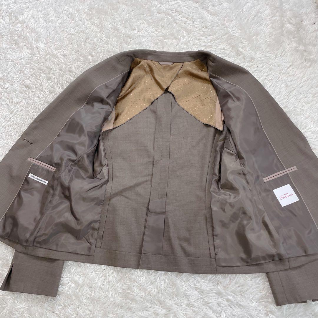 美品✨エヌラインプレシャス パンツ スーツ セットアップ 洗える 近年モデル