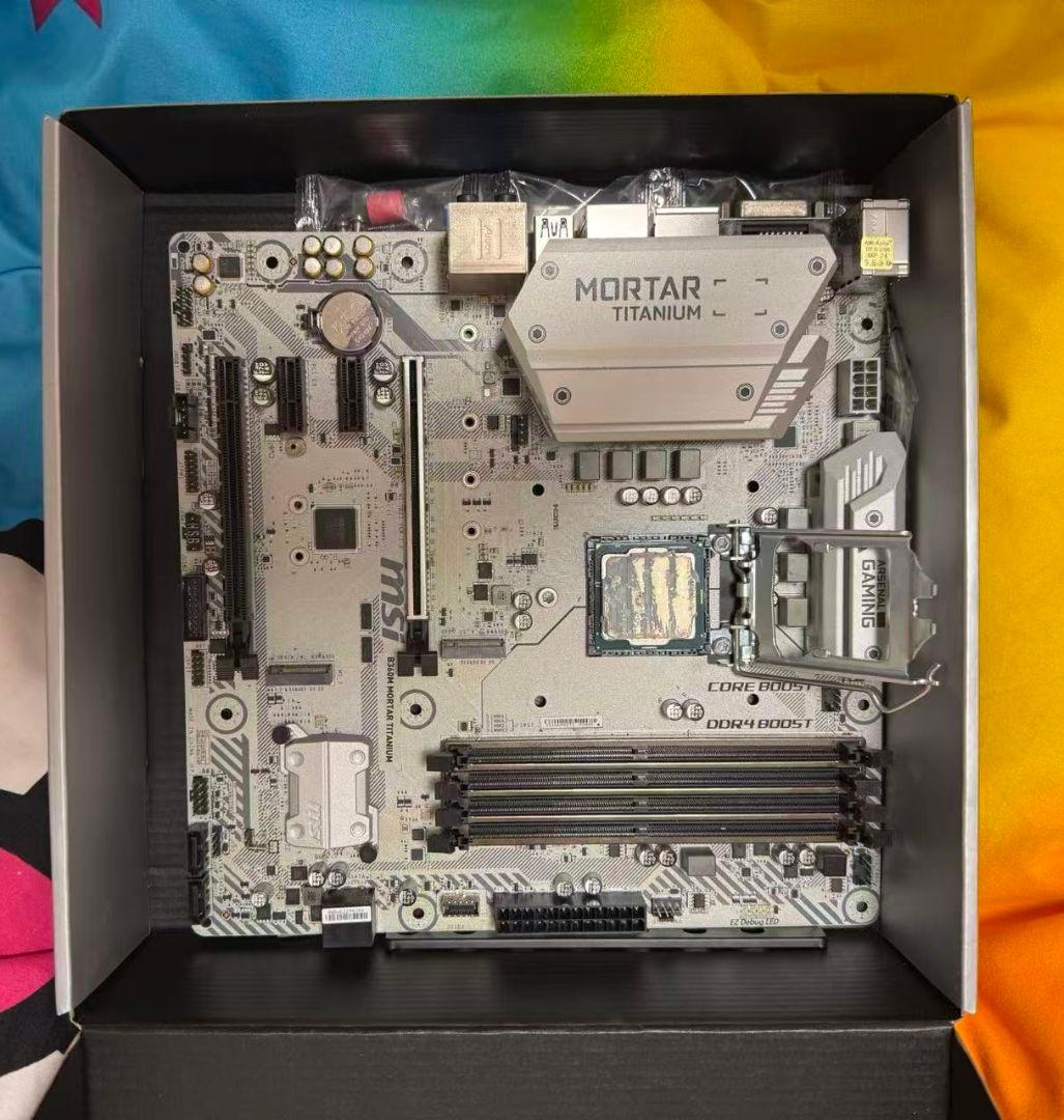 マザーボードMSI B360M MORTAR TITANIUM+ cpu セット