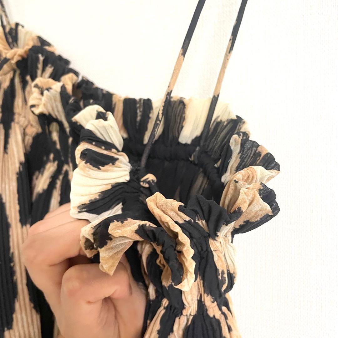 GANNI ガニー　ヒョウ柄　キャミソール トップス