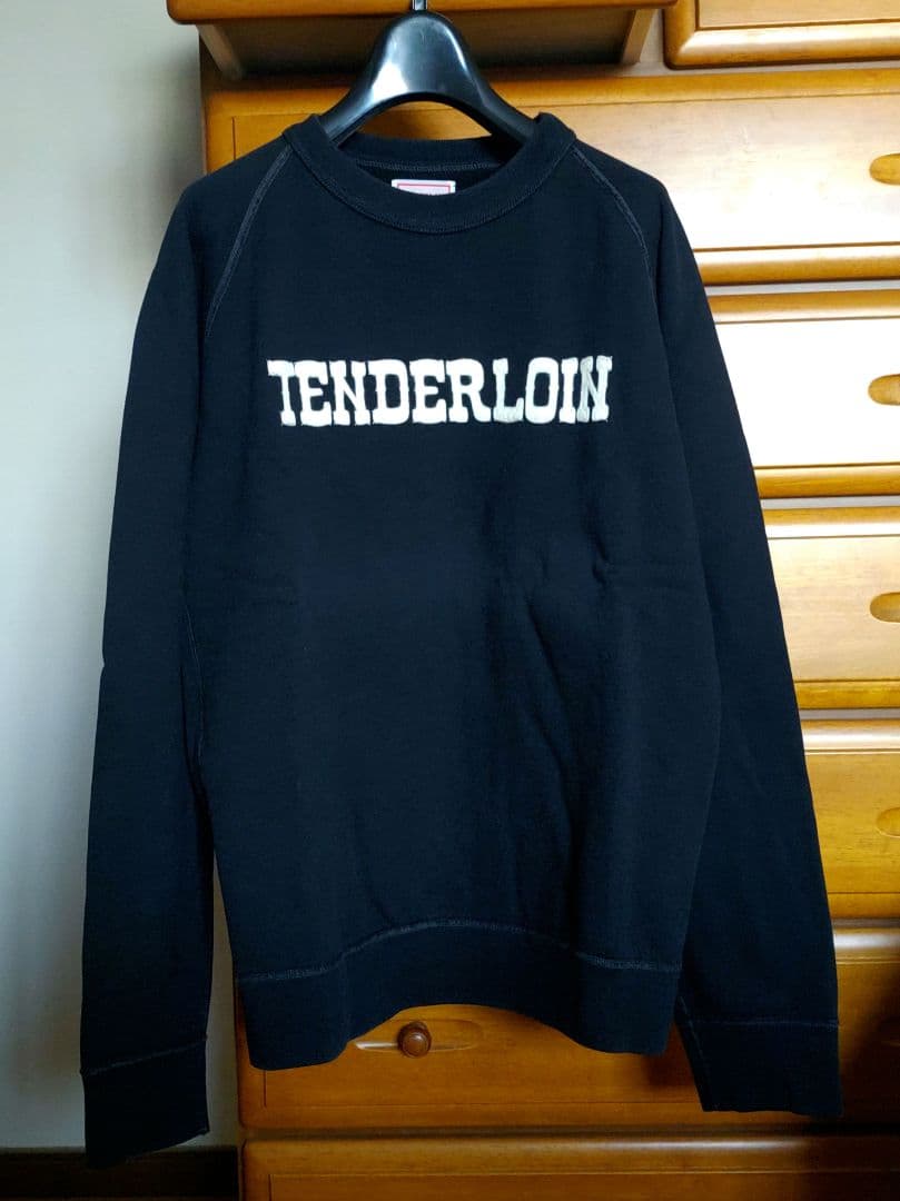 テンダーロイン キムタク 美品 ロゴスウェット 超レア 人気 Lサイズ 黒