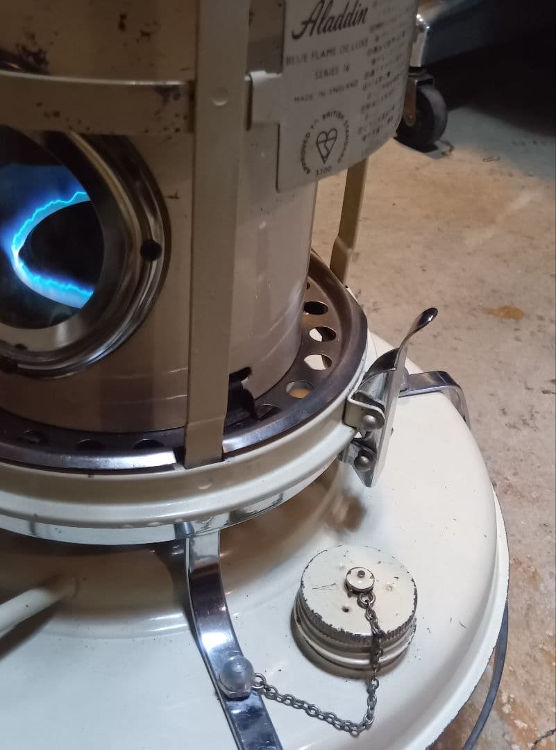 60s ビンテージ 実働 アラジンストーブ 16前期デラックス 英国製