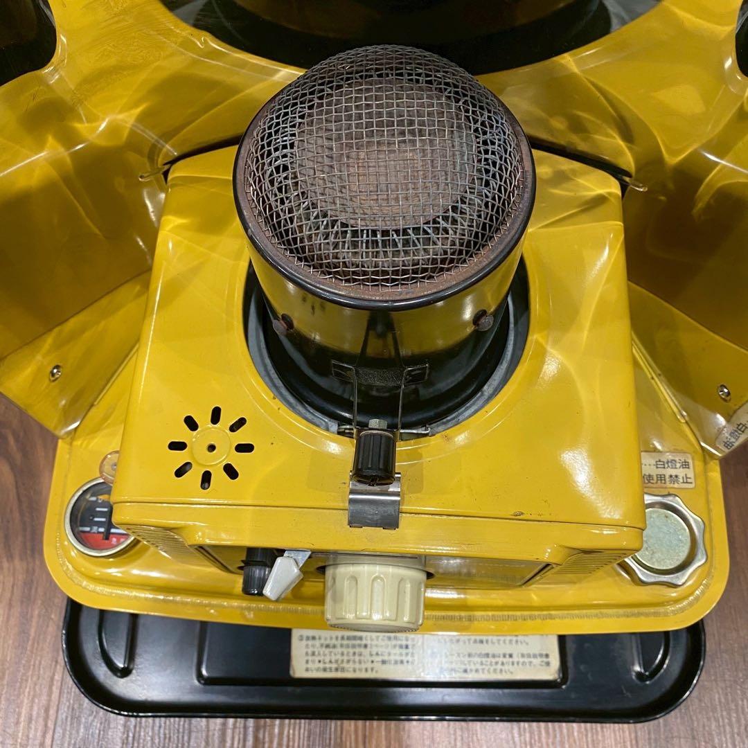 ナショナル OS-11 黄色 昭和レトロ レトロポップ 当時物 石油ストーブ