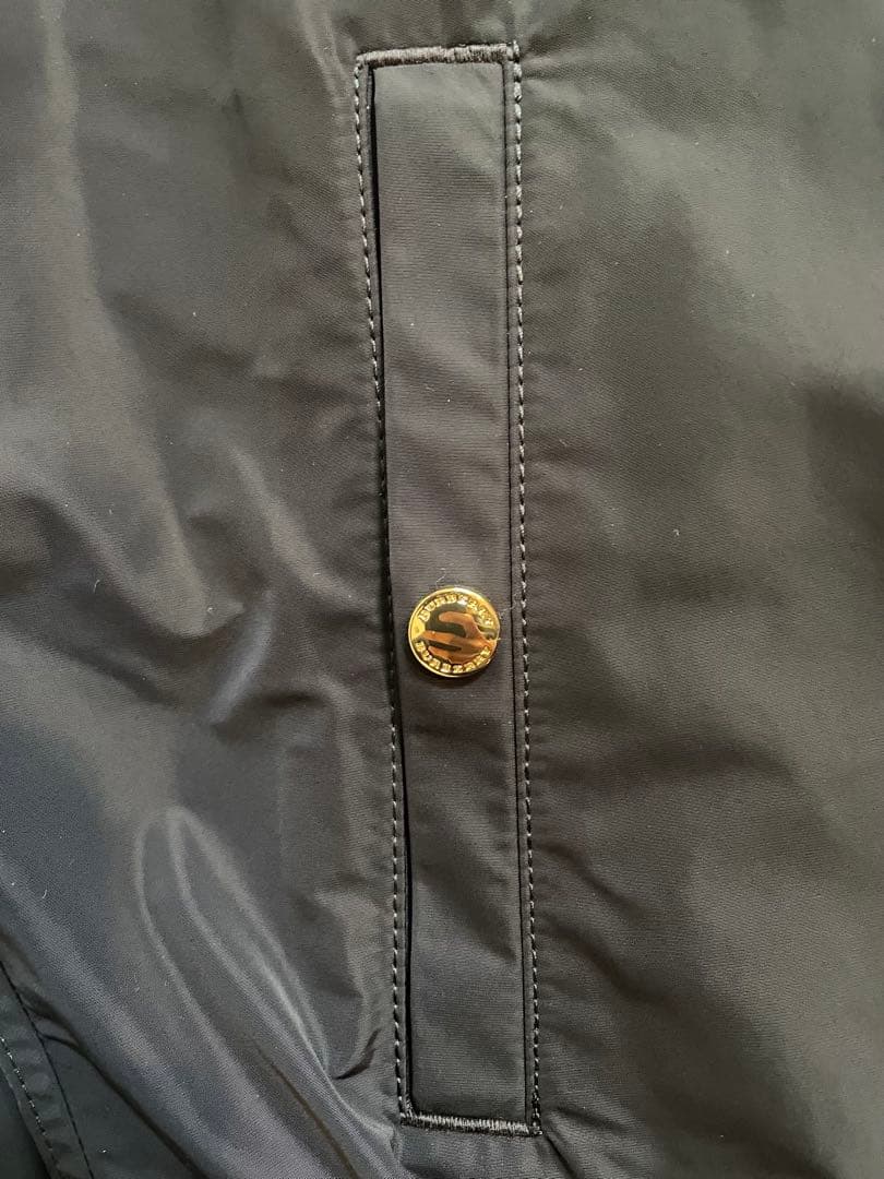 極美品✨バーバリーブリット　ナイロンジャケット　ホースロゴ　ダブルジップ　M