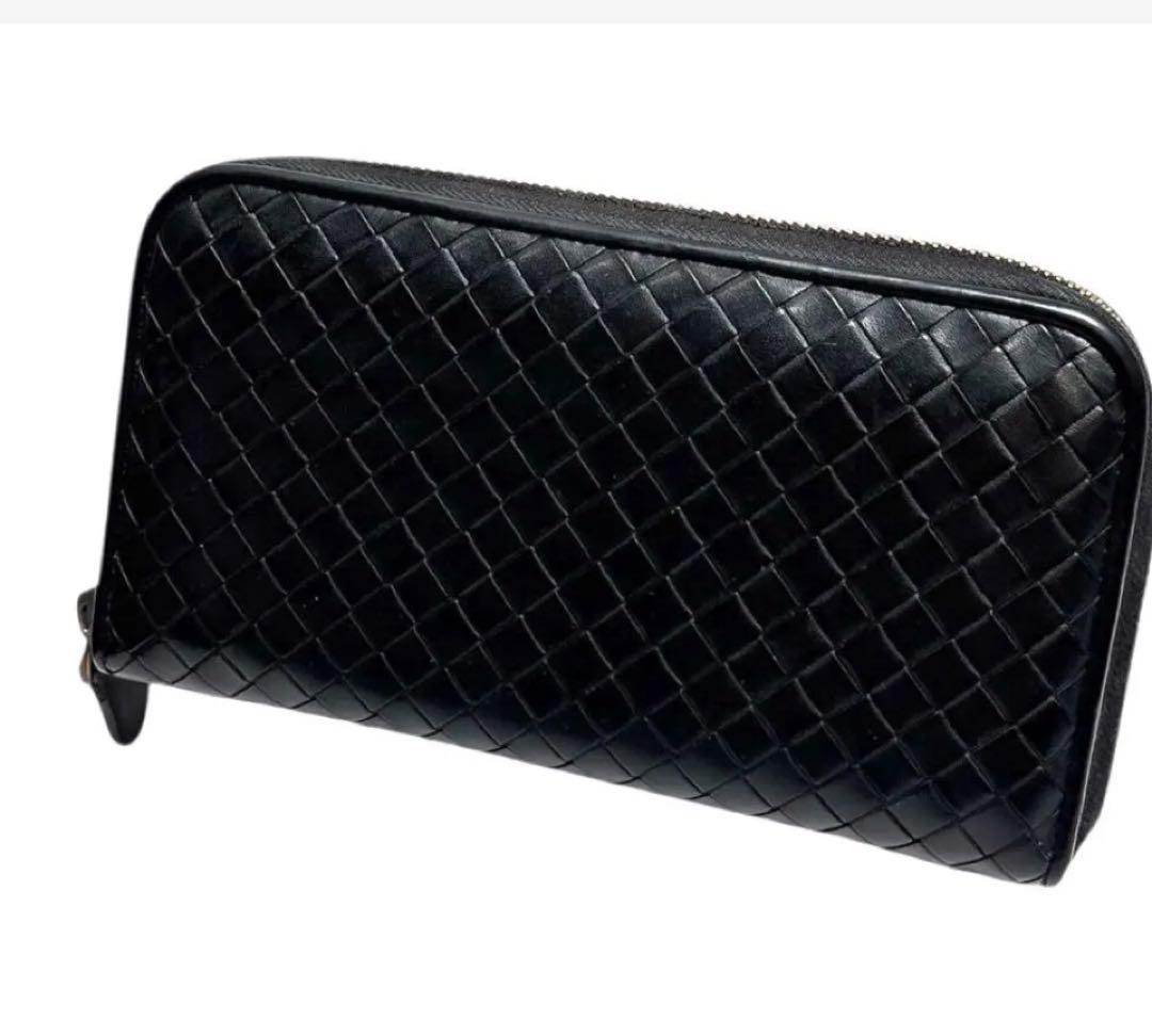 極美品BOTTEGA VENETAボッテガヴェネタイントレチャート袋付き