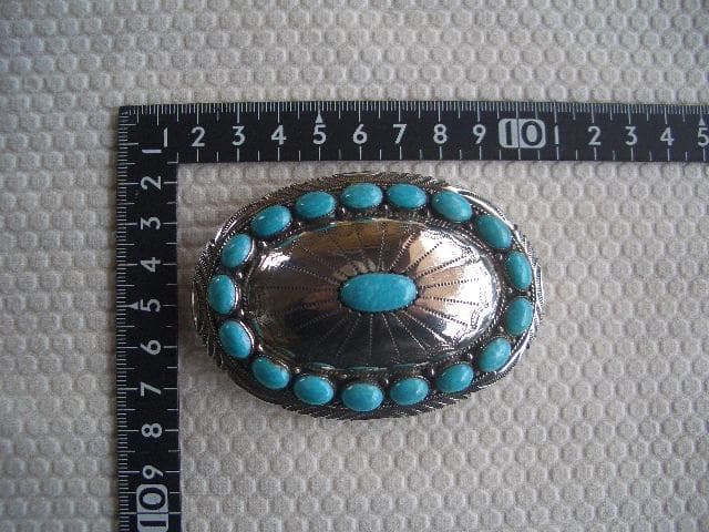 ナバホ　インディアン　スターリングシルバー　ターコイズ