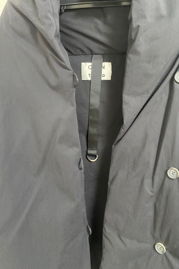 CYAN tokyo ストール ライク ダウン ベスト ブラック