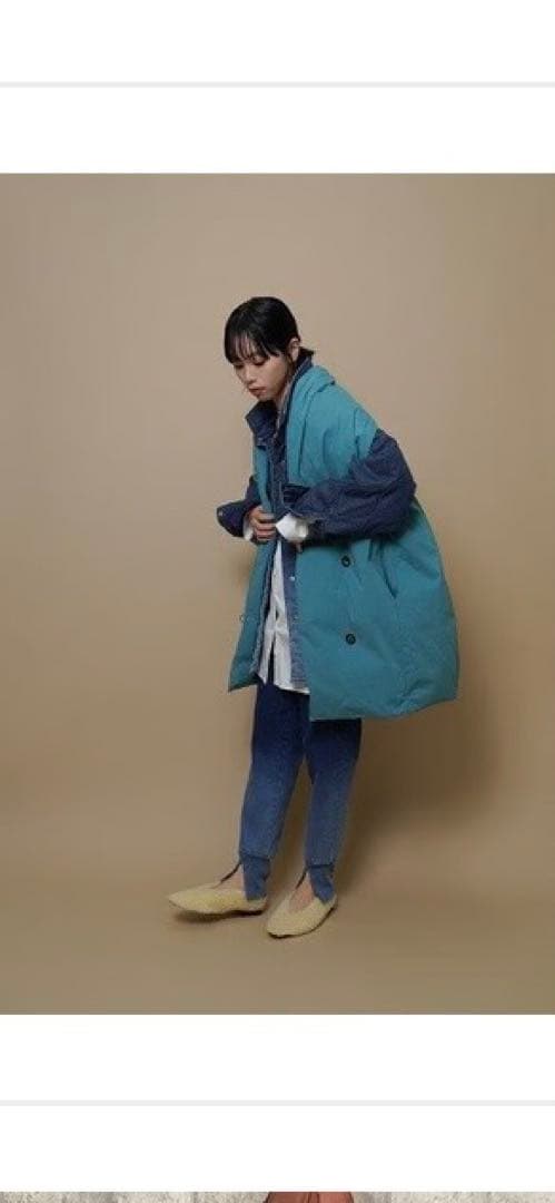 CYAN tokyo ストール ライク ダウン ベスト ブラック