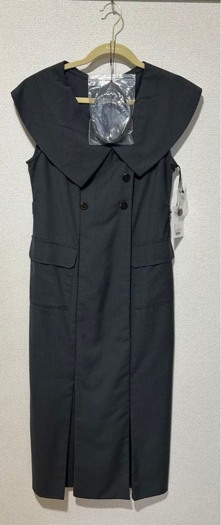 ワンピース Herlipto saint Charles Big Collar Dress