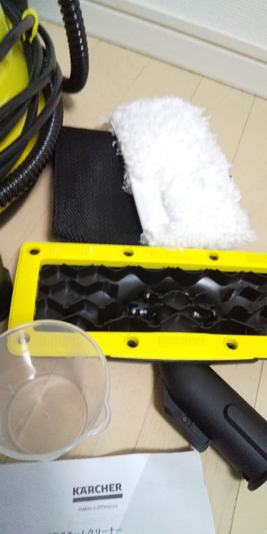 欠品無し、カバー、ブラシ関係全て新品ケルヒャースチームクリーナーscjtk20
