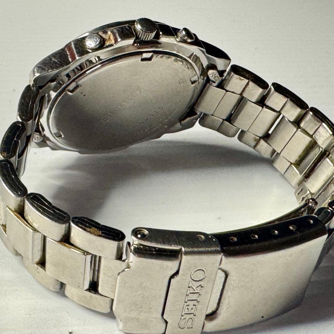 SEIKO メンズ クォーツ クロノグラフ ブラック 7T92-0CA0