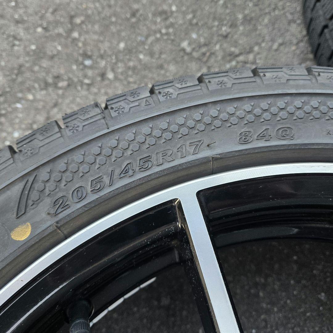 アクアG'z 17インチ　2021年製スタッドレスタイヤセット