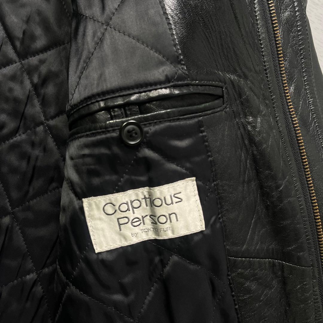 vintage A-2 レザージャケット　深水光太　ショート丈　羊革　短丈　黒