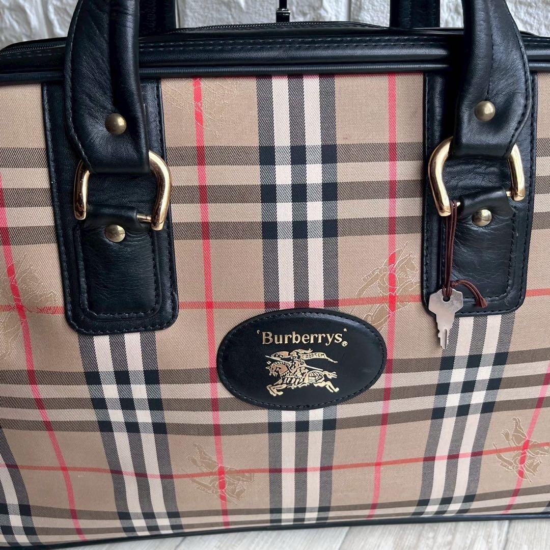 ⭐︎BURBERRY⭐︎ノバチェック ボストンバッグ 大容量 ヴィンテージ