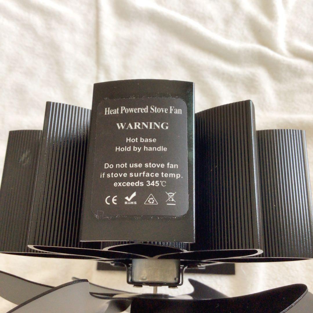 暖房用送風機 暖炉 ブラック 送風ファン 卓上扇風機 高温耐性