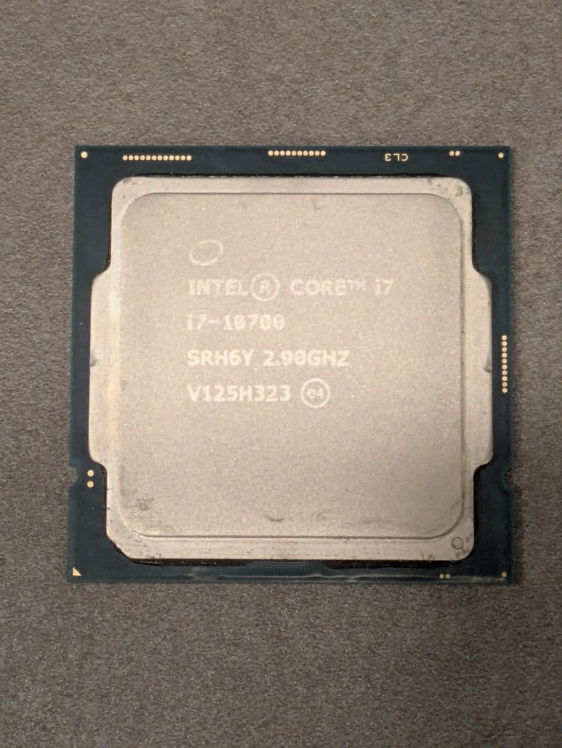 Intel Core i7-10700 動作品