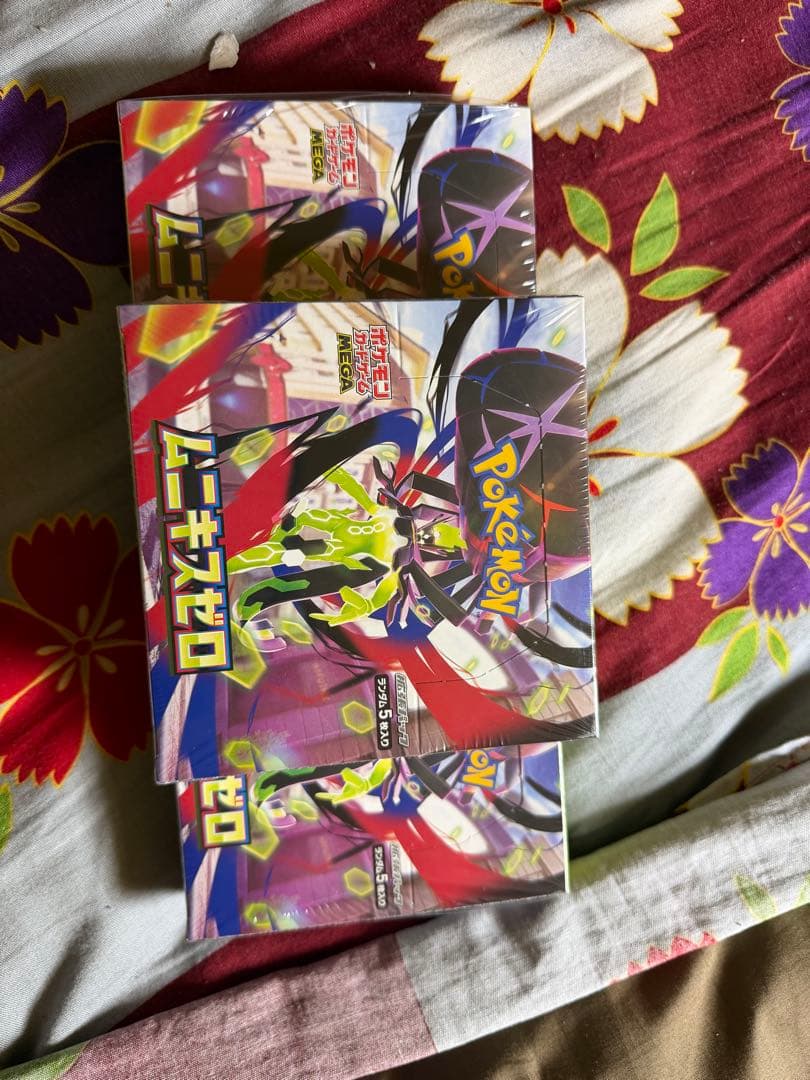 ポケモンカードゲーム ムニキスゼロ 3 box srink wraped