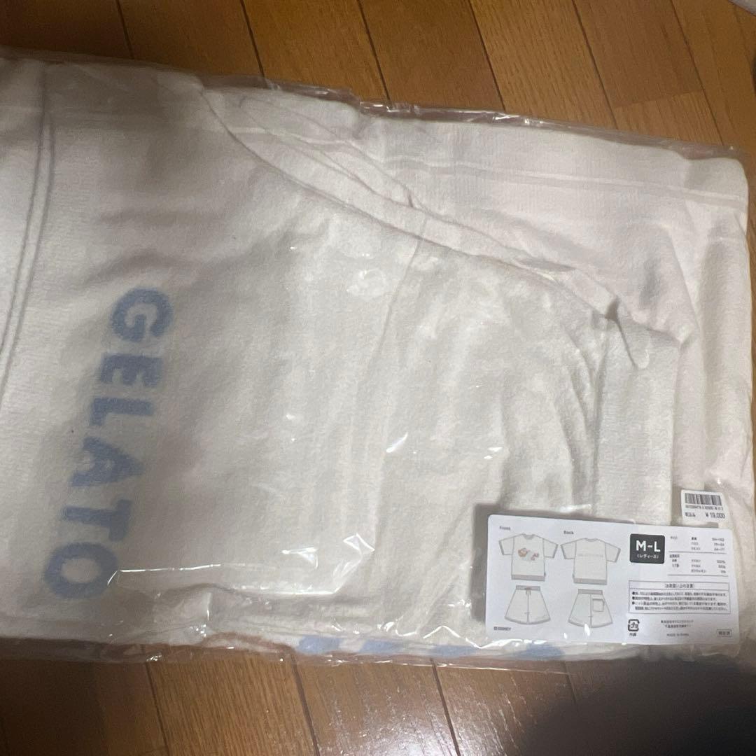 【新品】ジェラートピケ　ダッフィー　パジャマ　半袖　白