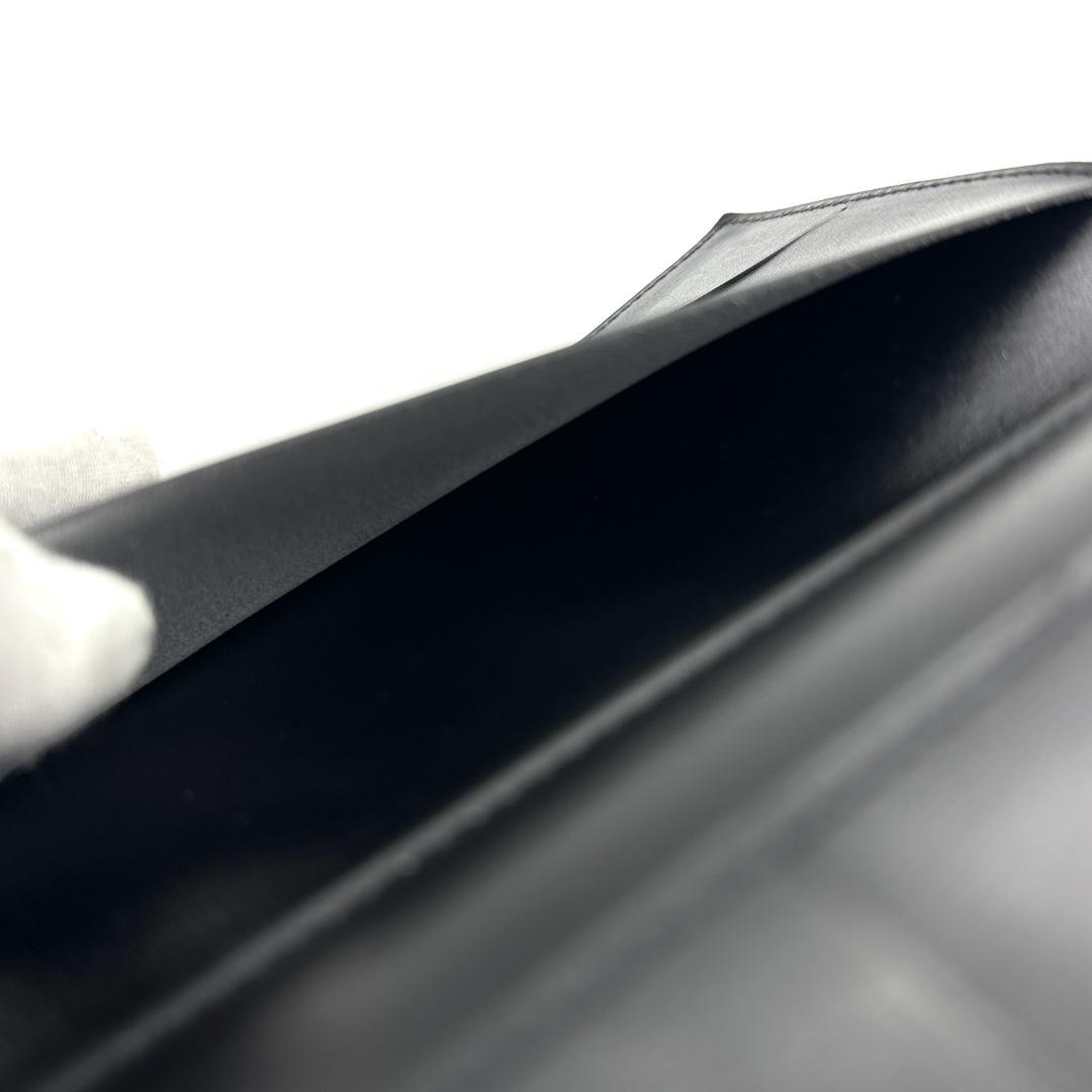 【極美品】HERMES エルメス　アジェンダ　□F刻印 黒　手帳カバー