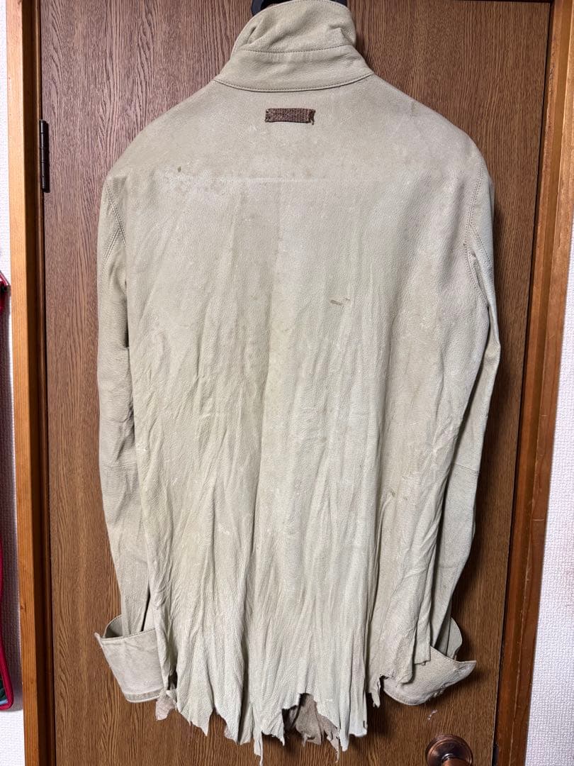 【廃盤激レア】　if six was nine 切りっぱなしレザージャケット