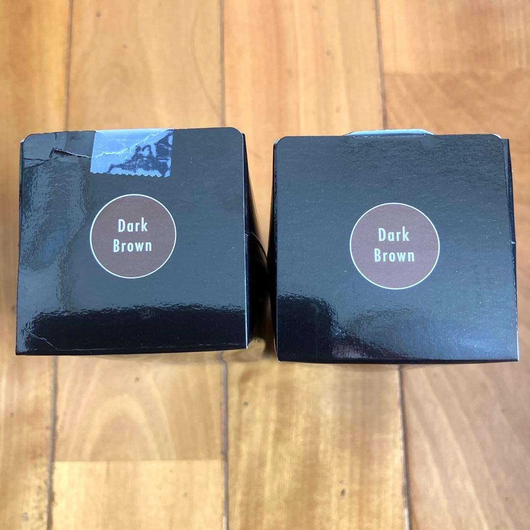 未使用★綺和美 白髪染め カラートリートメント　ダークブラウン2本セット