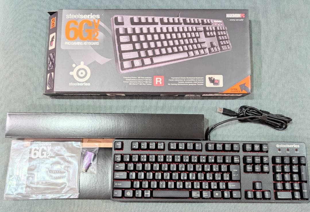 SteelSeries 6GV2 メカニカル ゲーミングキーボード