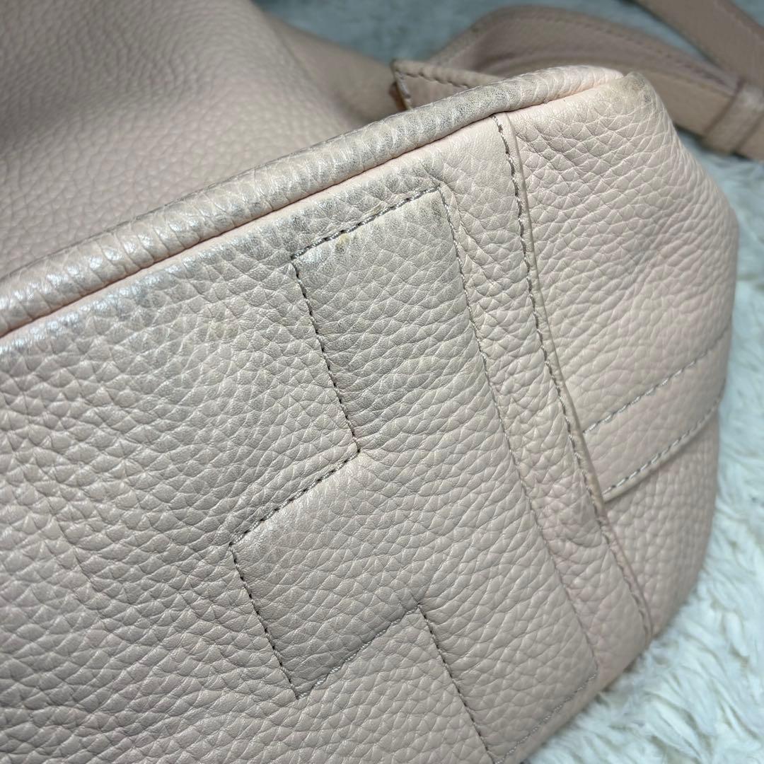 TORY BURCH トリーバーチ レザー ロゴ リュック ピンク