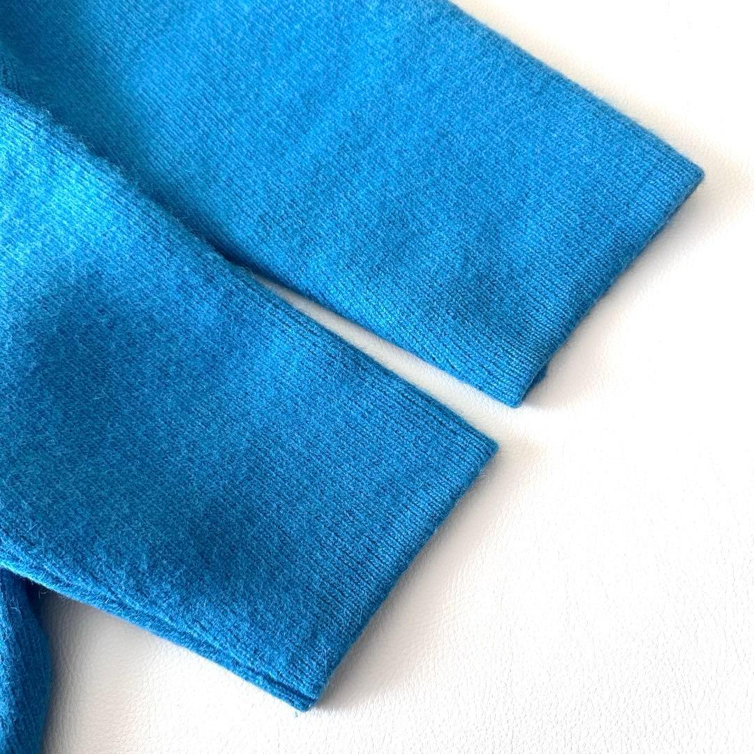 美品 希少 エレンディーク ベーシックCNラクーンミックスWカーディガン 01