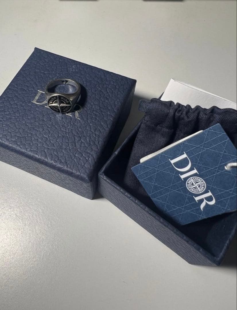 DIORストーンアイランドリング　Sサイズ