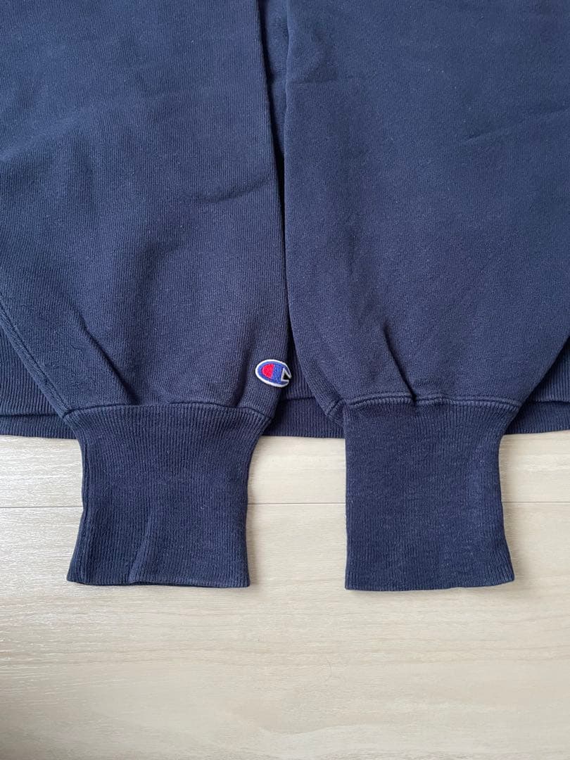 90s チャンピオン USA製 リバースウィーブ パーカー 美品 XL ネイビー
