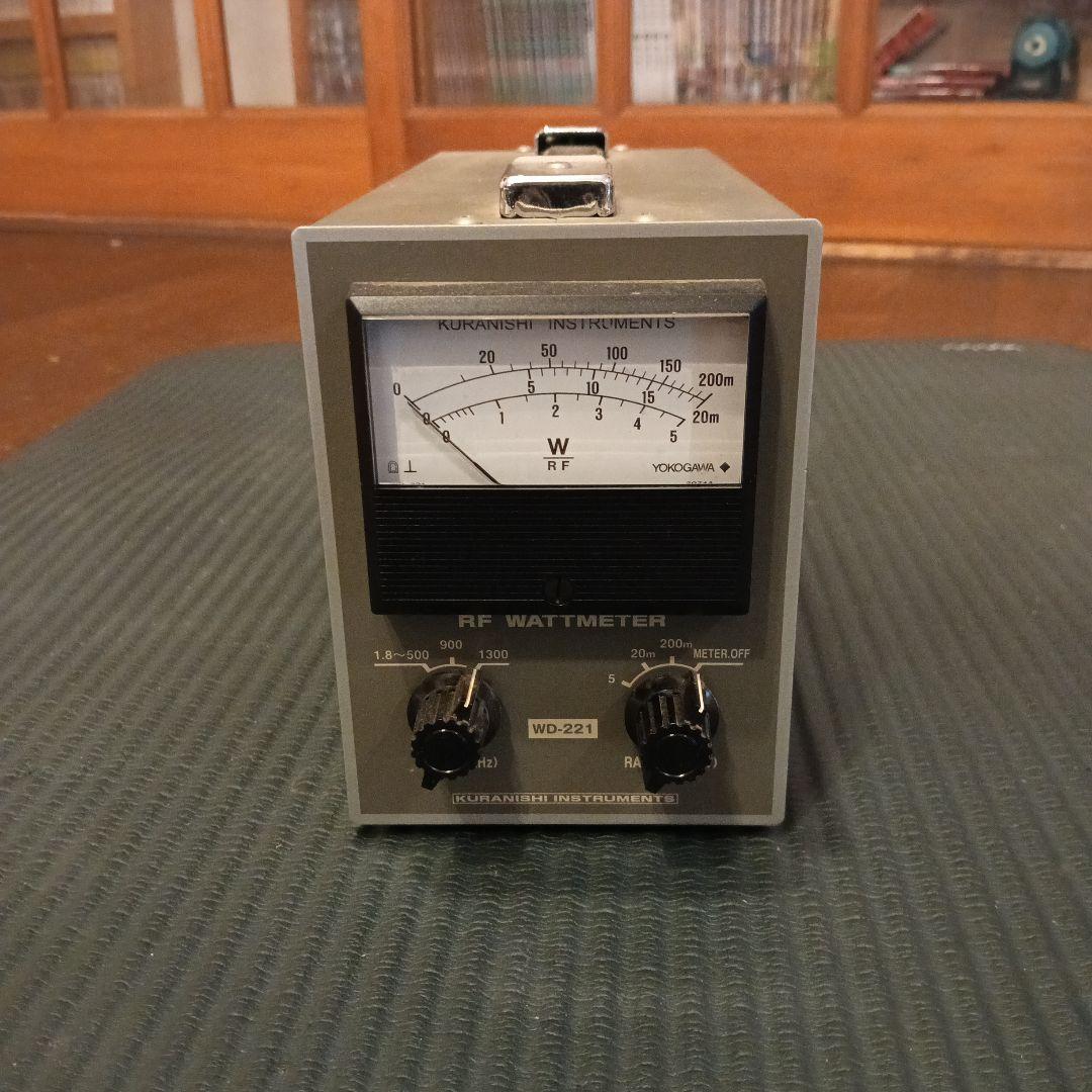 RF WATTMETER ワットメーター 広帯域終端形高周波電力計 WD-221