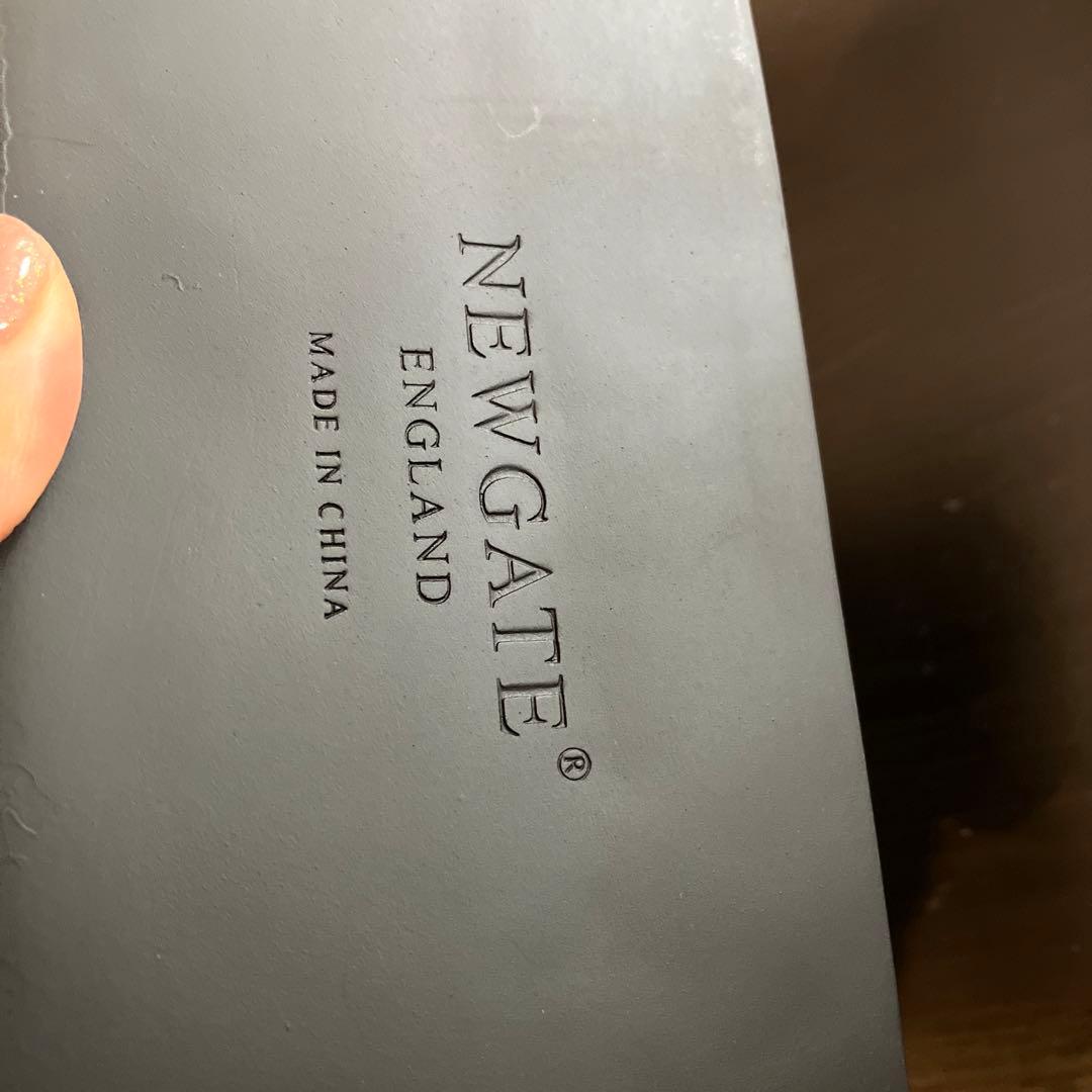 ニューゲート　時計　黒　置き時計　アンティーク