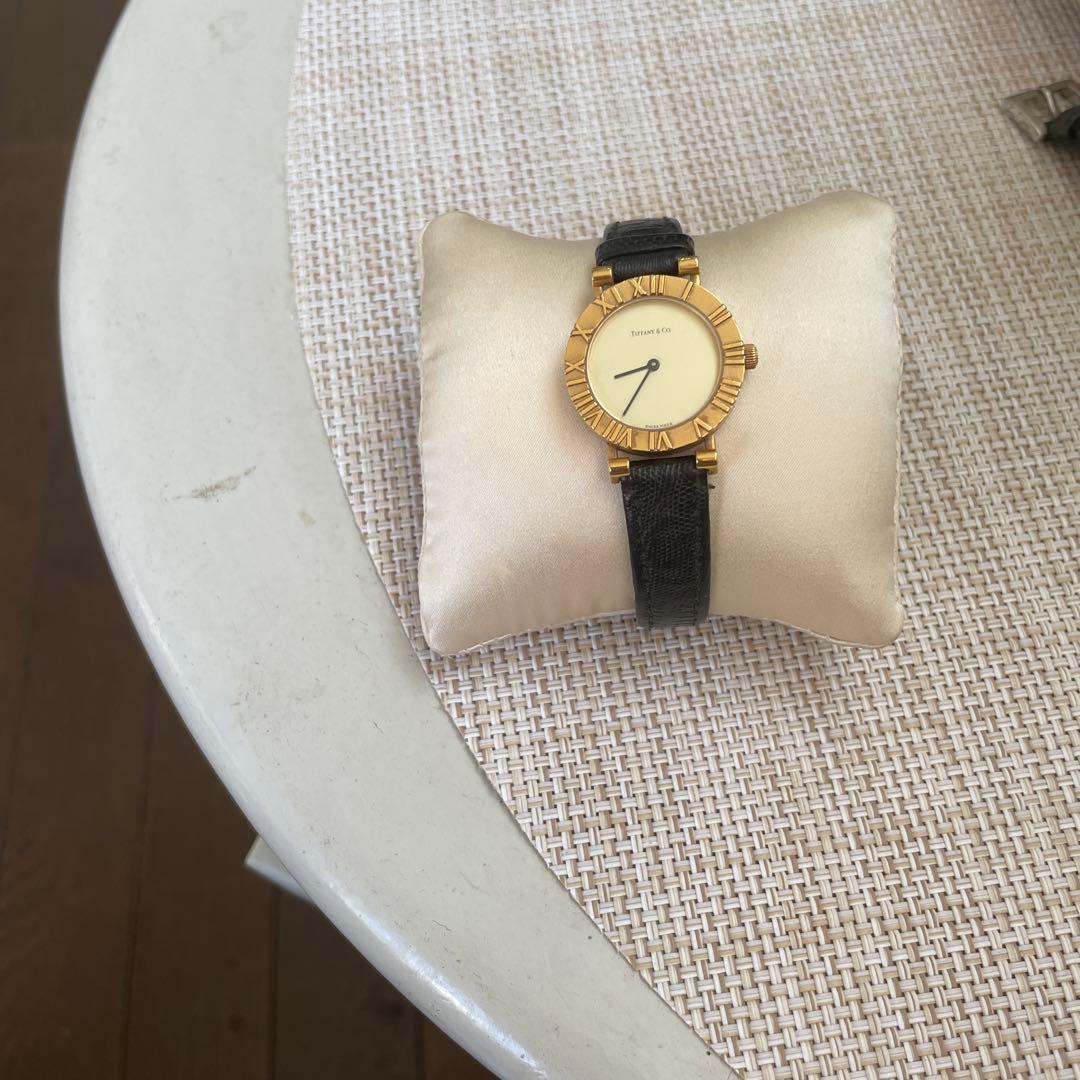 Tiffany Atlas D 286.763 QZ 18Kレディース　時計