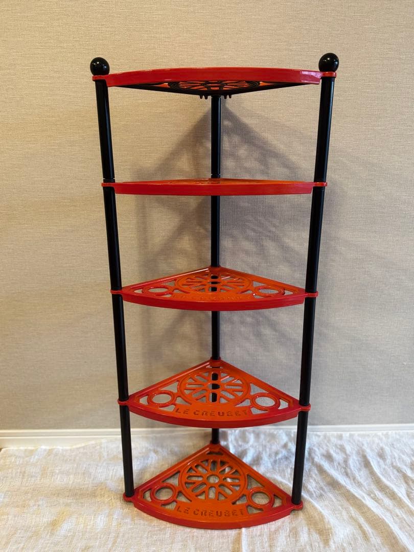 【 Le Creuset ル・クルーゼ 】 ポットスタンド 5段 オレンジ