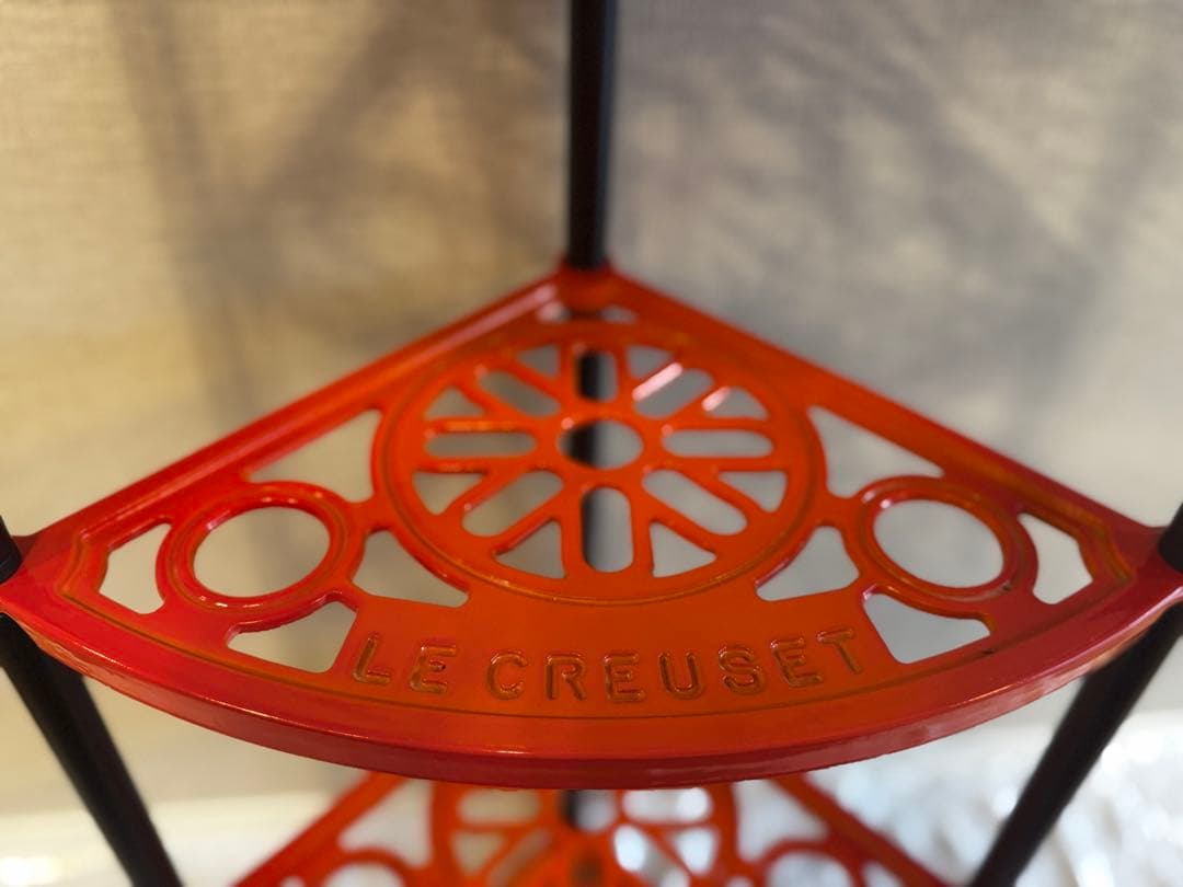 【 Le Creuset ル・クルーゼ 】 ポットスタンド 5段 オレンジ