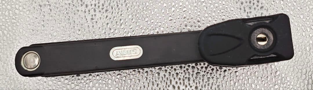 ABUS 折りたたみ最強ロック 希少シリコン巻きブラック　未使用