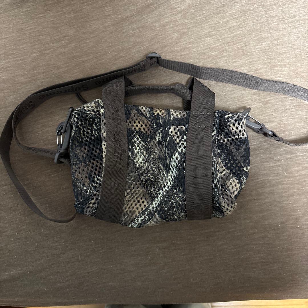 supreme ミニメッシュバック　カモフラージュ柄