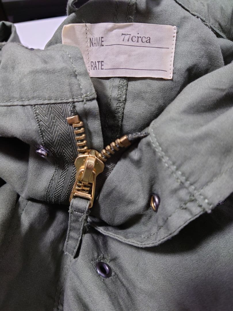 未使用級✨2019SS 77circa リメイク 再構築 モッズコート