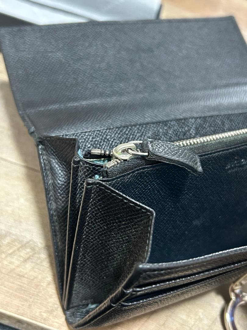 美品‼️Bvlgari ブラック 長財布