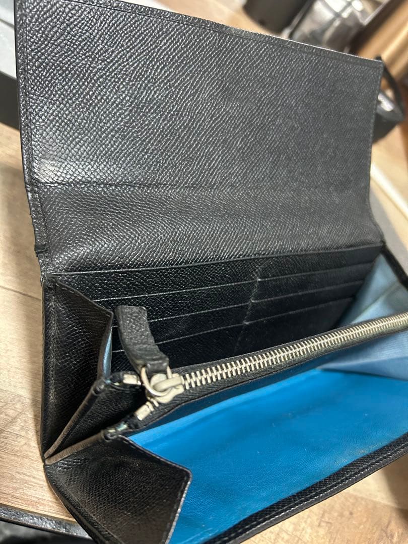 美品‼️Bvlgari ブラック 長財布