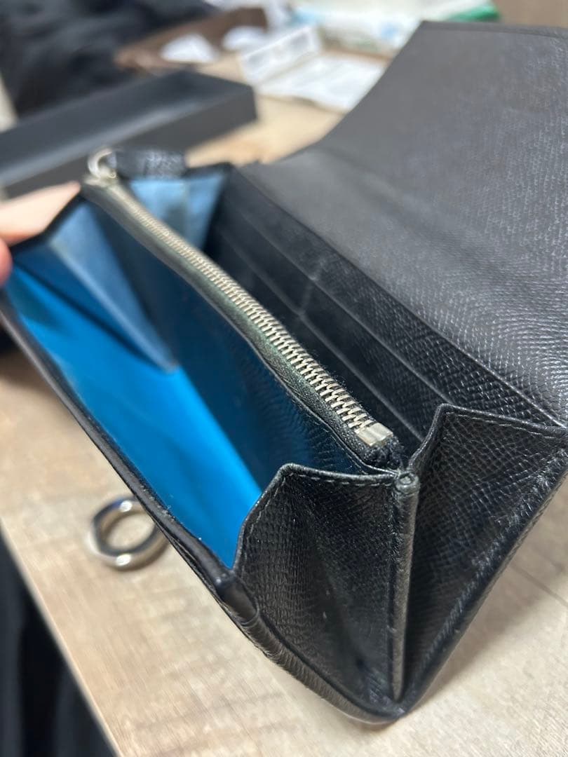 美品‼️Bvlgari ブラック 長財布