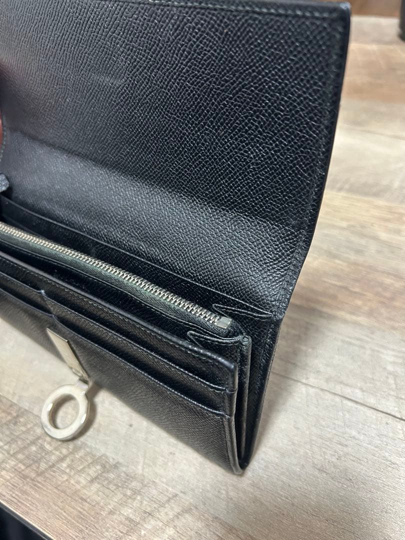 美品‼️Bvlgari ブラック 長財布