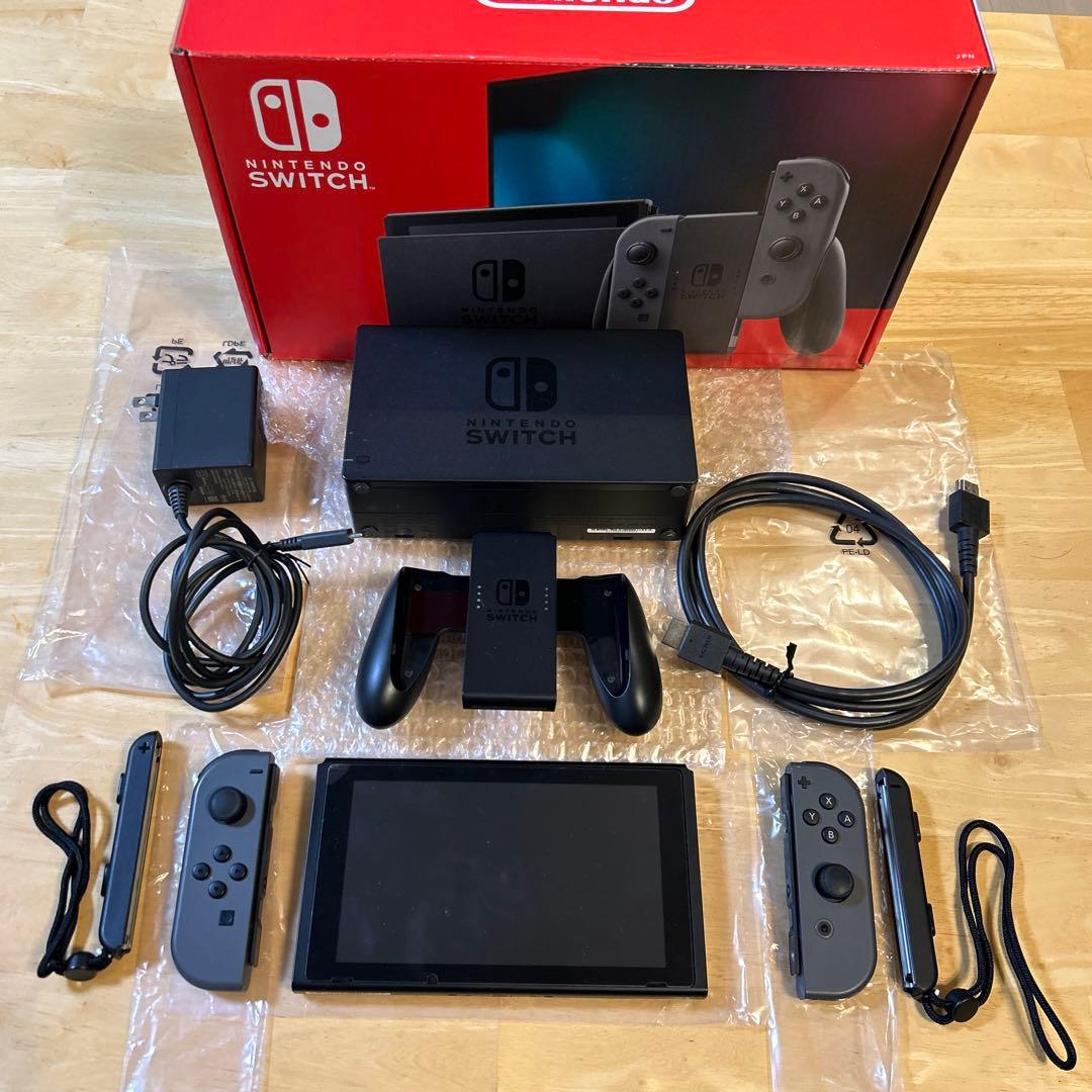 【美品】 Nintendo Switch 本体　グレー