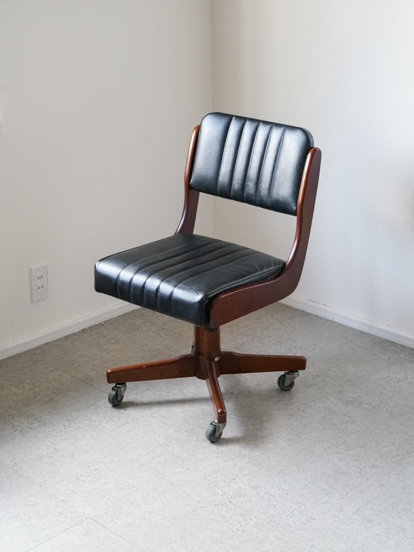 60-70's \"ニイダ木工\" ヴィンテージチェア 椅子 ミッドセンチュリー